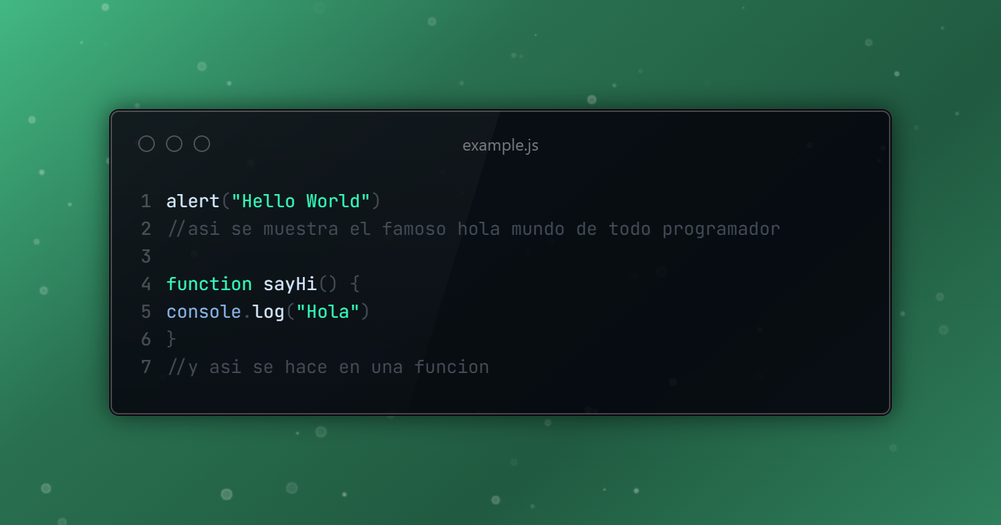 example of JS
