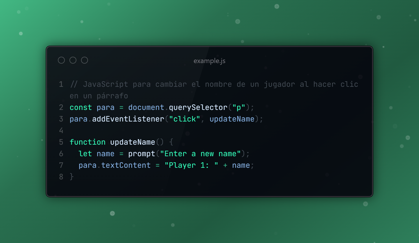 example of JS