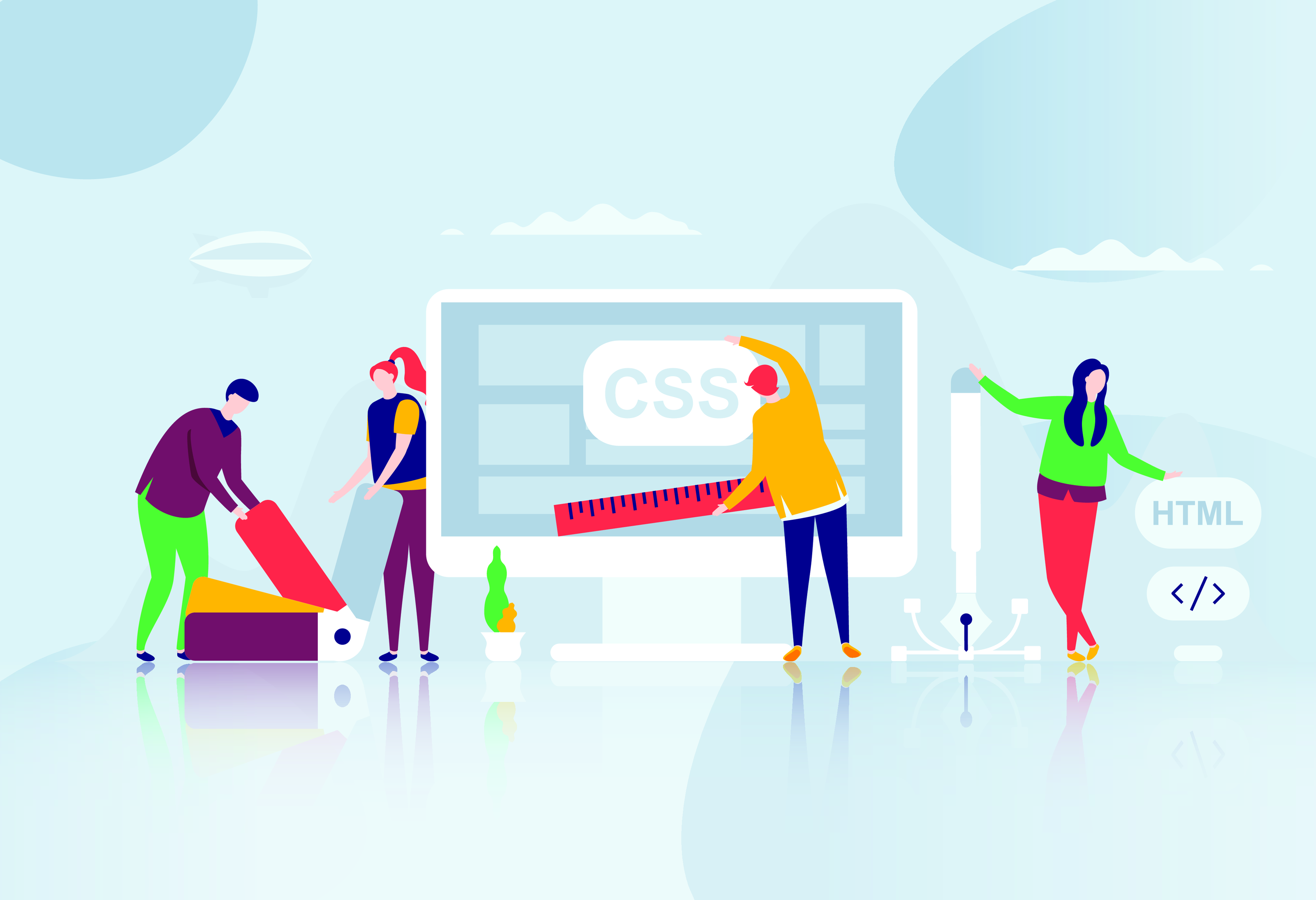 ilustration about the job